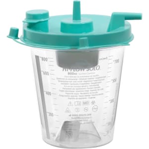 Bemis Healthcare Hi-Flowâ„¢ Rigid Suction Canister for use with Bemis Quick-Drainâ„¢ Systems, 800 mL